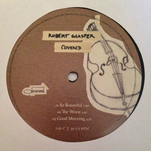 Label Disc 3: Robert Glasper – Covered (The Robert Glasper Trio Recorded Live At Capitol Studios LP Vinyl) Vinyl LP | Relix