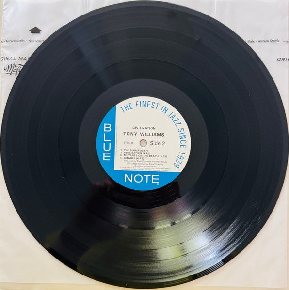 Label Disc 3: Williams, Tony – Civilization (Blue Note Classic Vinyl Edition) Vinyl LP | Relix
