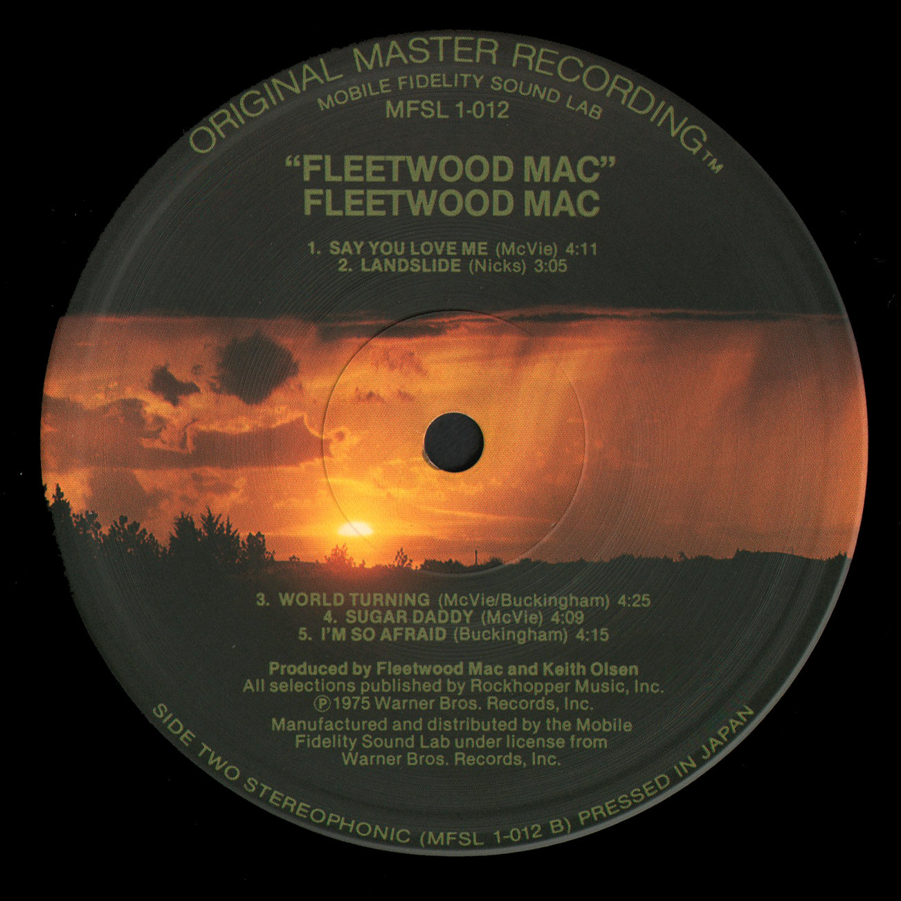 Label Disc 4: Fleetwood Mac – Fleetwood Mac Vinyl LP | Relix