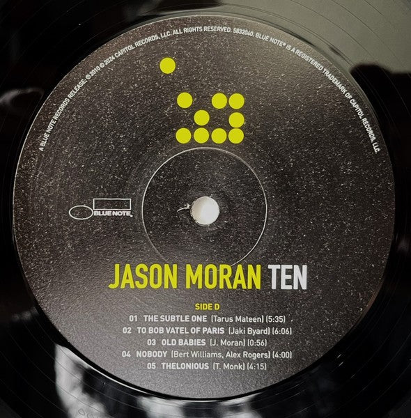 Label Disc 4: Jason Moran – Ten (Blue Note Classic Vinyl Series) Vinyl LP | Relix