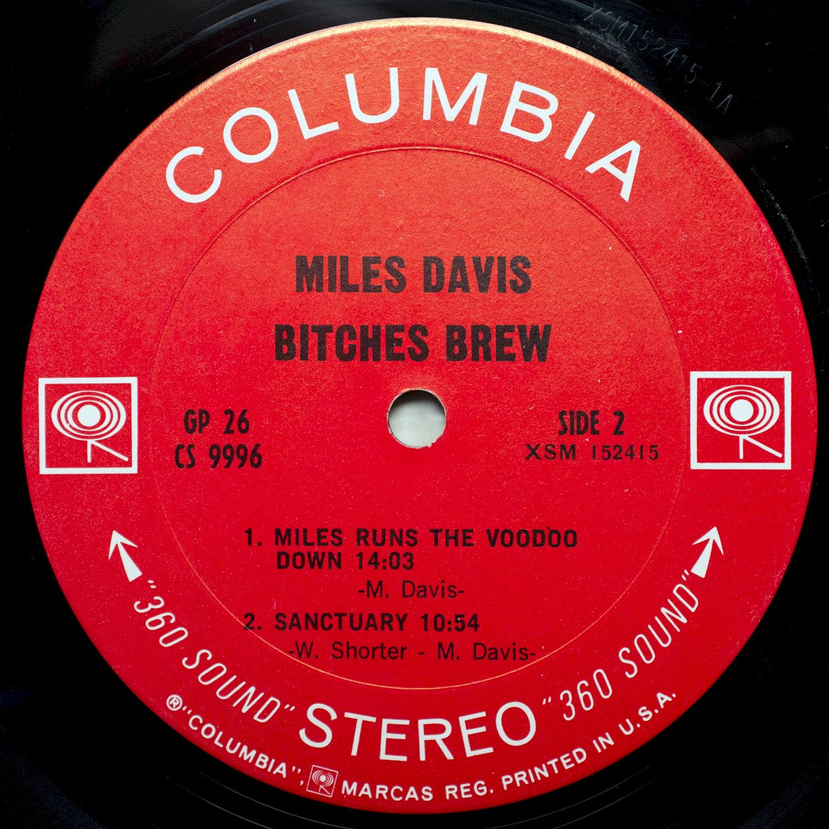 Label Disc 4: Miles Davis – Bitches Brew Vinyl LP | Relix