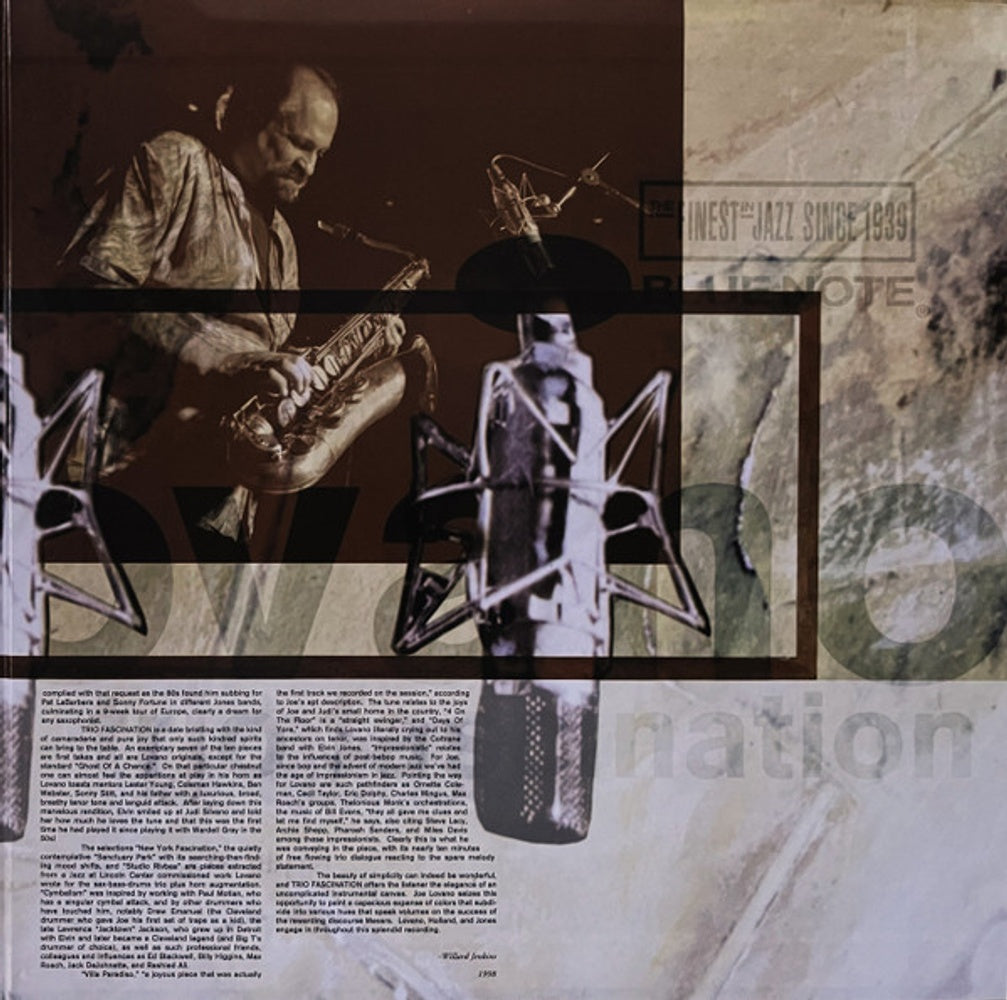 Label Disc 5: Joe Lovano – Trio Fascination (Blue Note Tone Poet Series LP Vinyl) Vinyl LP | Relix