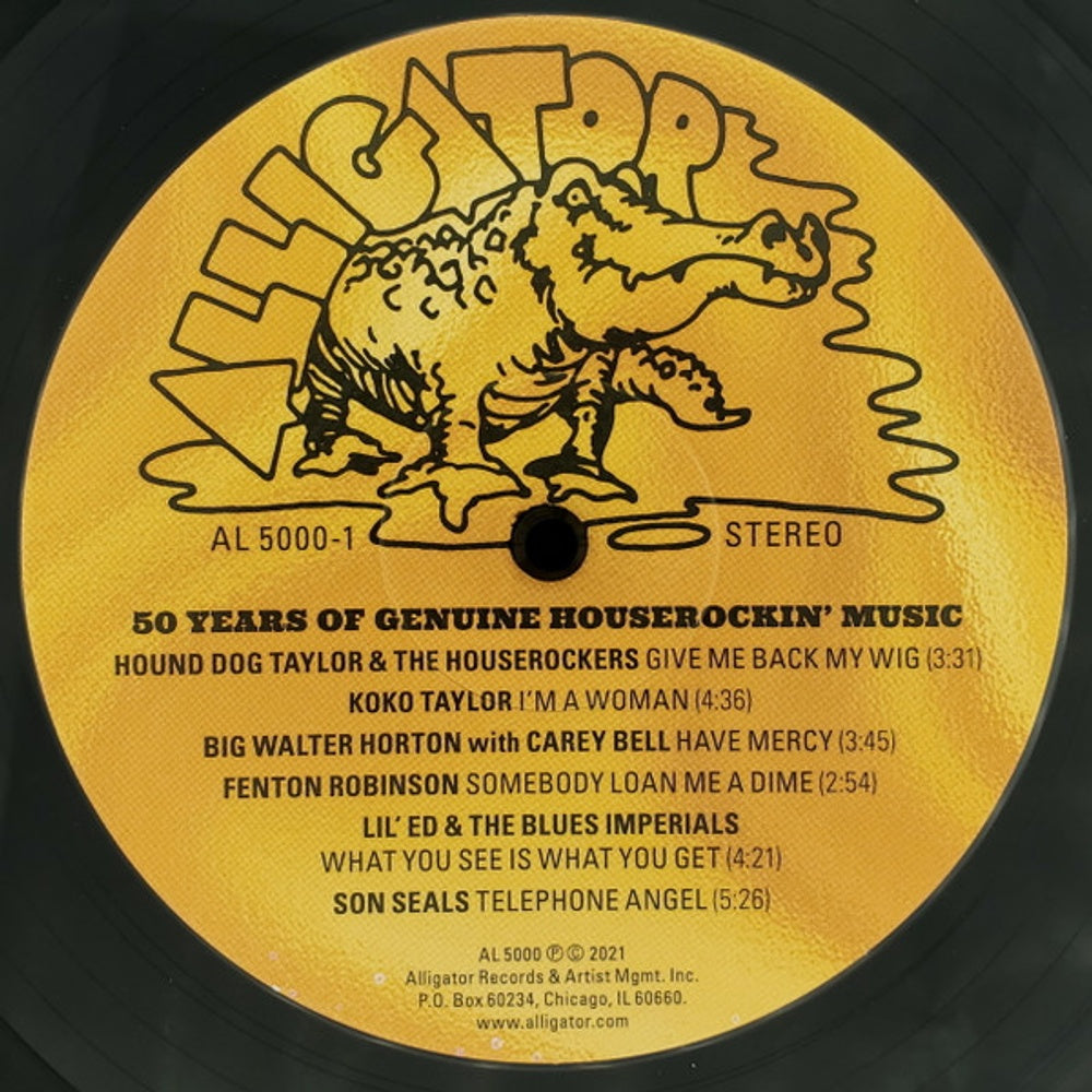 Label Disc: 50 Years Of Genuine Houserockin' Music / Various – 50 Years Of Genuine Houserockin' Music / Various Vinyl LP | Relix
