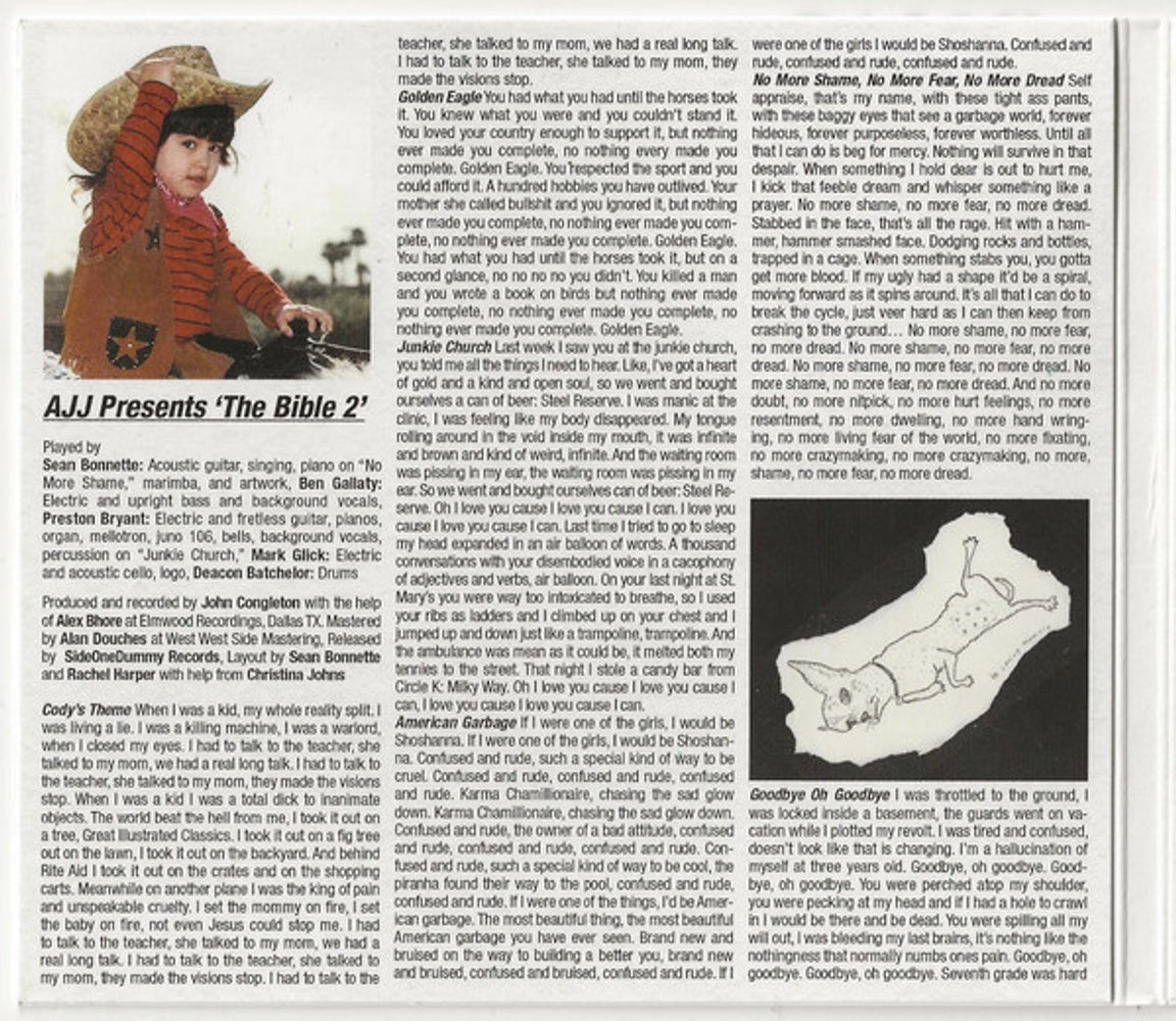 Label Disc: AJJ – The Bible 2 CD | Relix