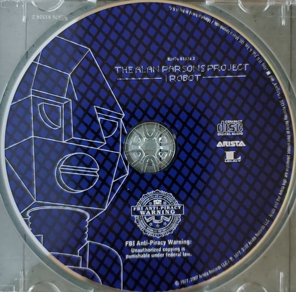 Label Disc: Alan Parsons Project – I Robot CD | Relix