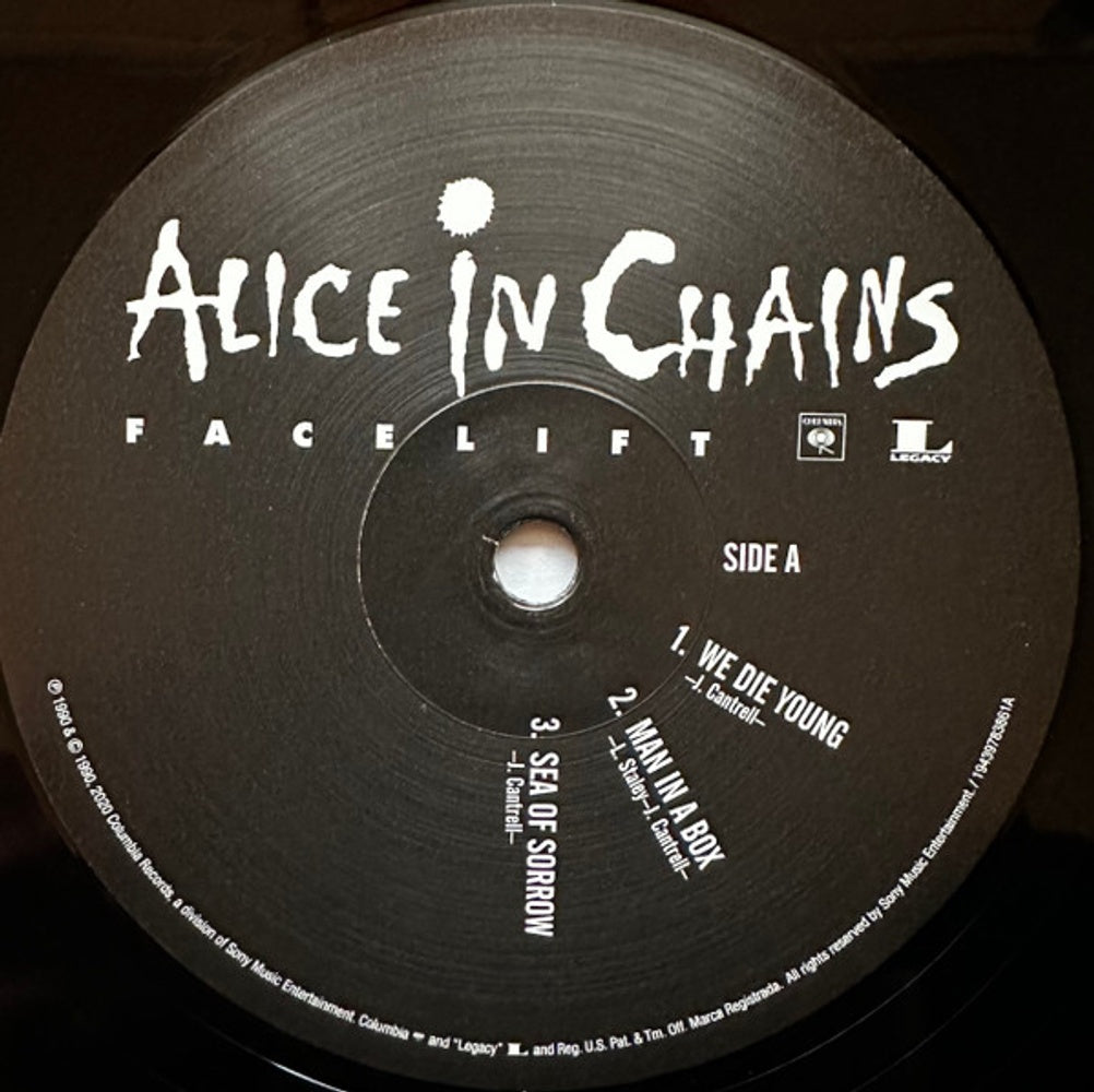 Label Disc: Alice In Chains – Facelift Vinyl LP | Relix