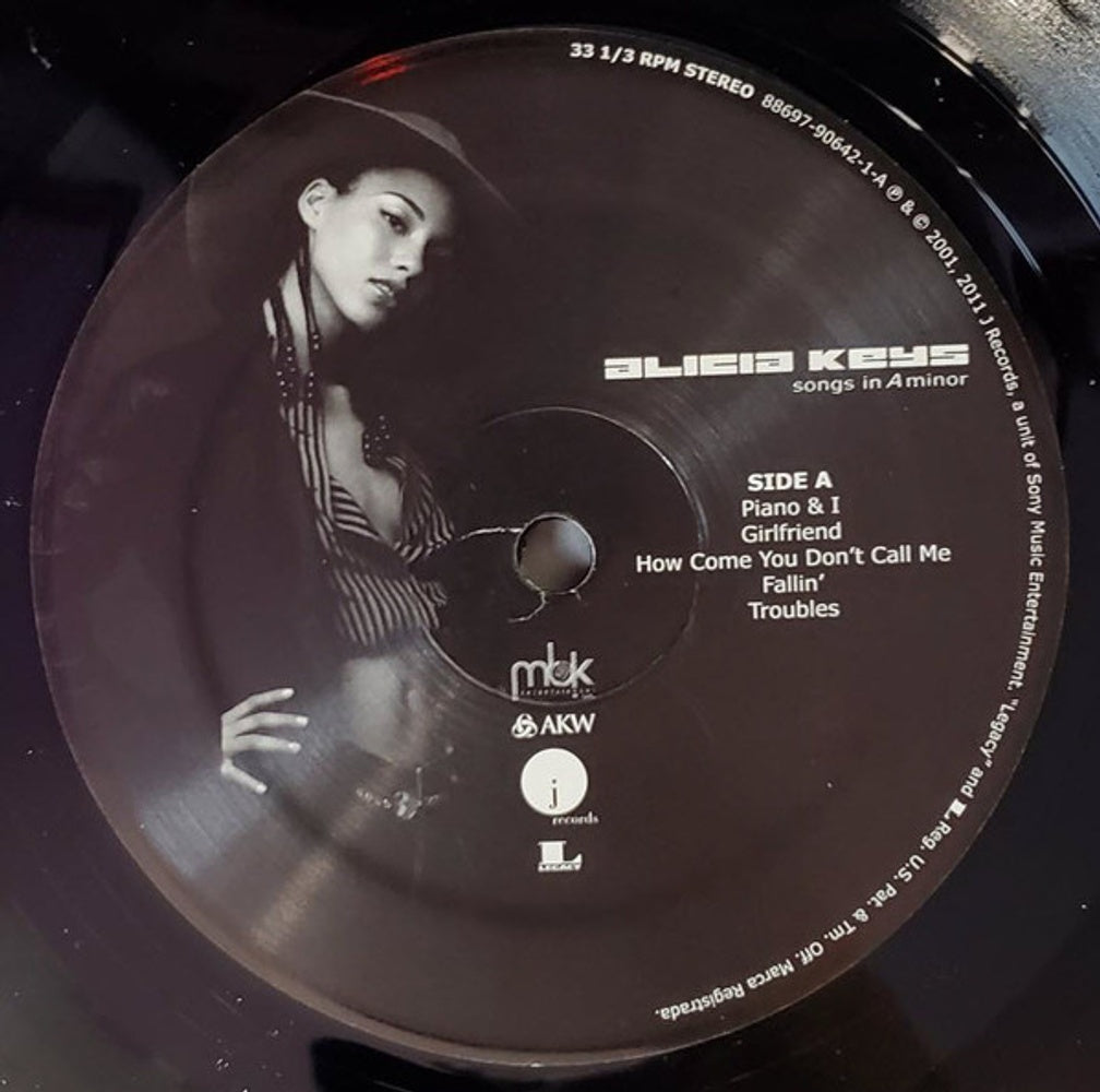 Label Disc: Alicia Keys – Songs in a Minor: 10th Anniversary Deluxe (2-LP Vinyl) Vinyl LP | Relix