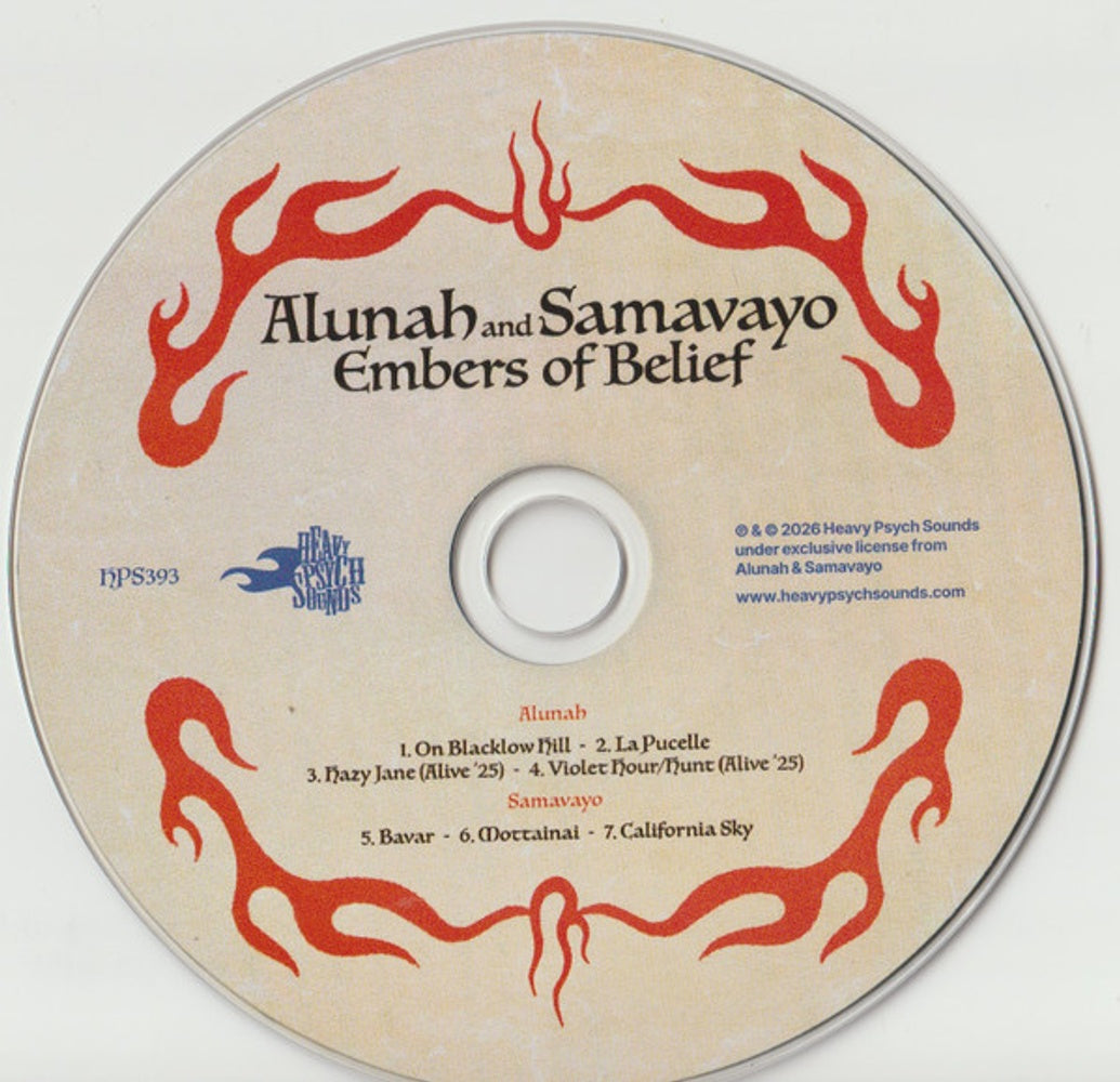 Label Disc: Alunah & Samavayo – Embers of Belief CD | Relix