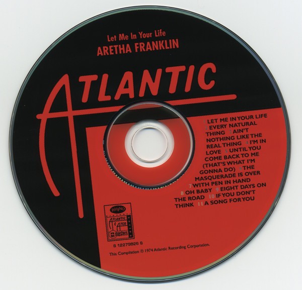 Label Disc: Aretha Franklin – Let Me in Your Life CD | Relix