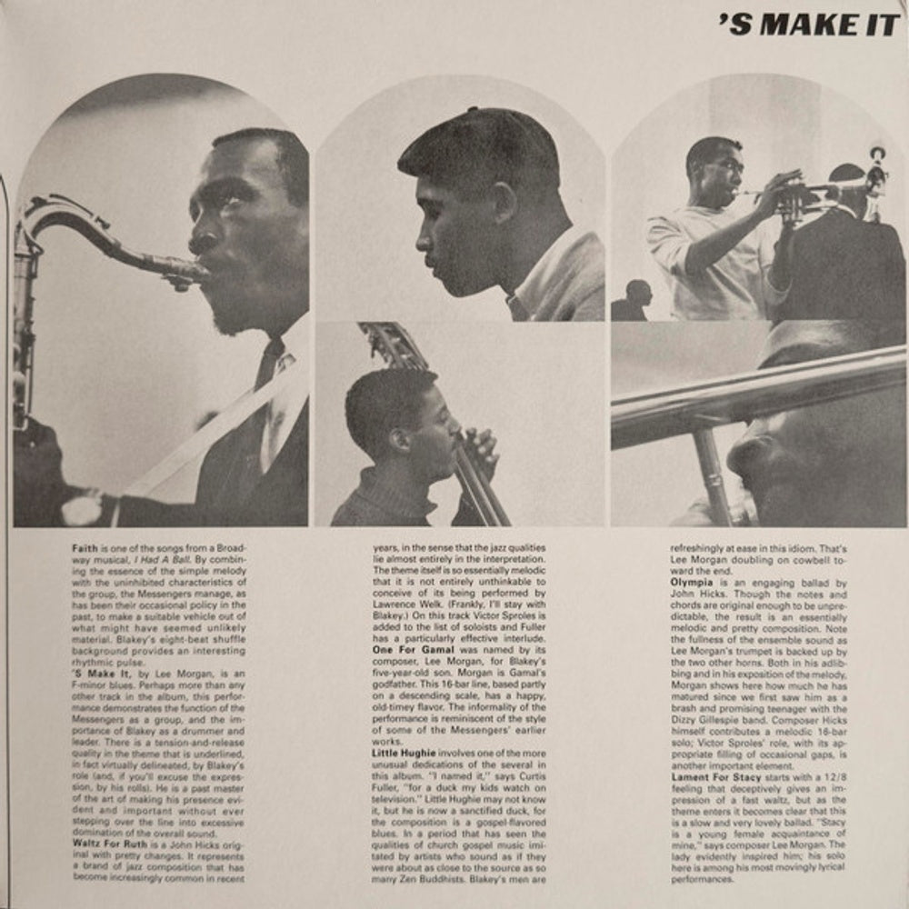 Label Disc: Art Blakey  & The Jazz Messengers – 's Make It (Verve Vault Series, 180 Gram LP Vinyl) Vinyl LP | Relix