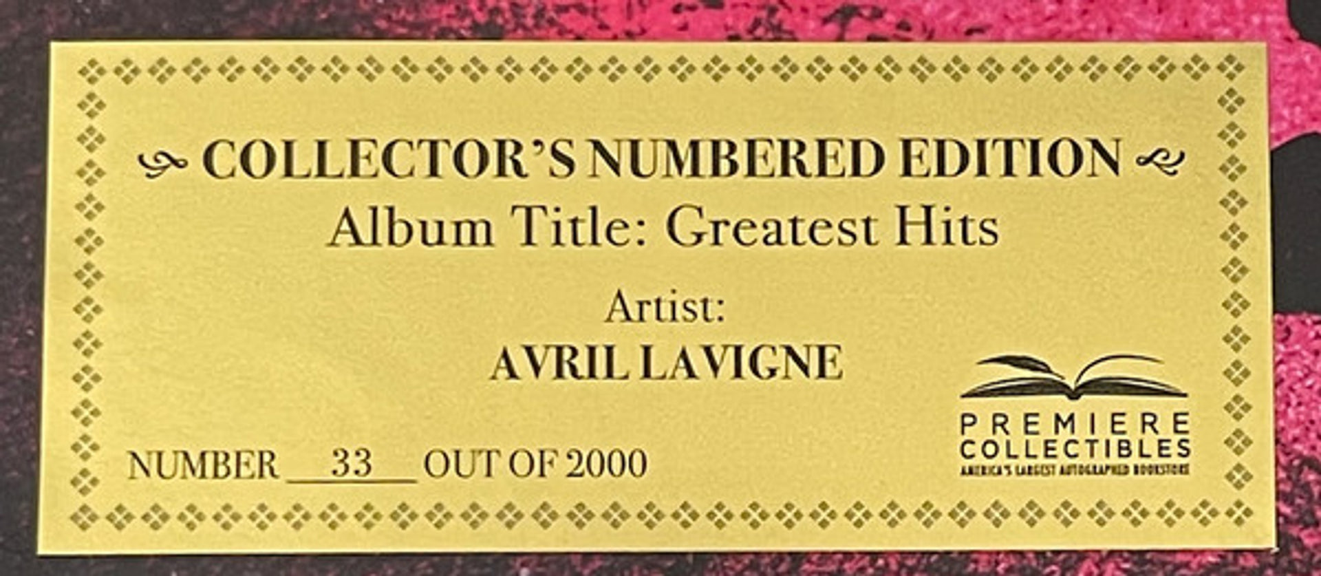 Label Disc: Avril Lavigne – Greatest Hits Vinyl LP | Relix