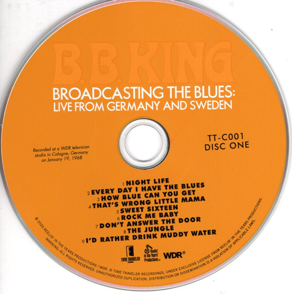 Label Disc: B.B. King – Broadcasting The Blues: Live From Germany CD | Relix