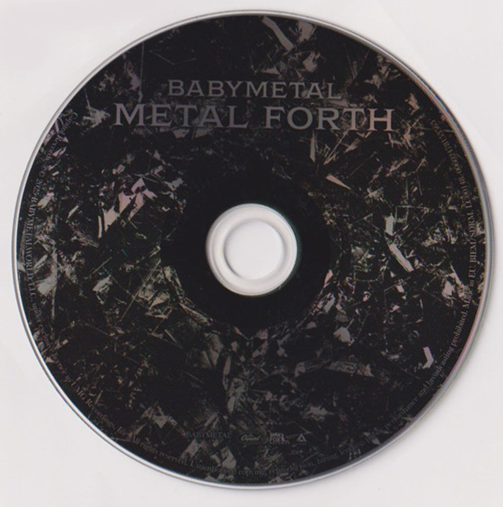 Label Disc: BABYMETAL – Metal Forth (CD) CD | Relix