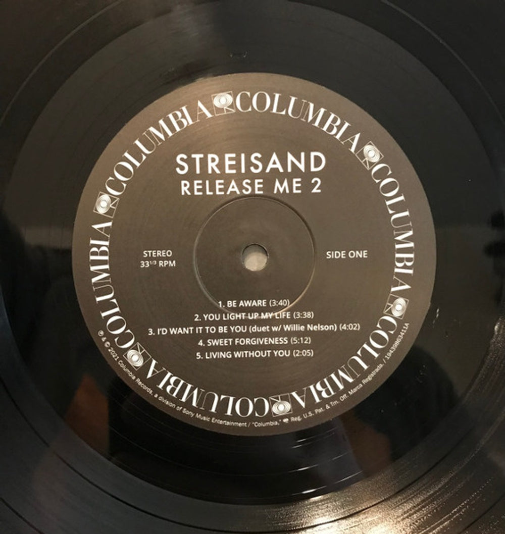 Label Disc: Barbra Streisand – Release Me 2 Vinyl LP | Relix