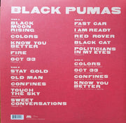 Label Disc: Black Pumas – Black Pumas (Deluxe Gold & Red/Black Marble LP Vinyl) Vinyl LP | Relix