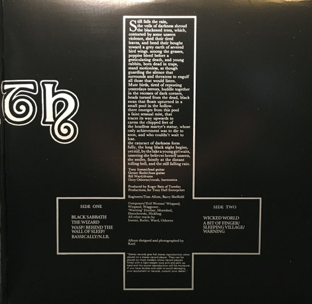 Label Disc: Black Sabbath – Black Sabbath: Deluxe Edition (2-LP Vinyl) Vinyl LP | Relix