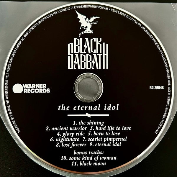 Label Disc: Black Sabbath – Eternal Idol CD | Relix