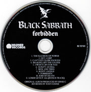 Label Disc: Black Sabbath – Forbidden (2024 Tony Iommi Remix CD) CD | Relix