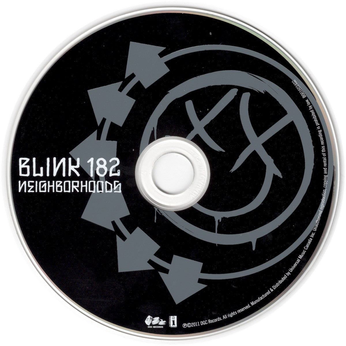 Label Disc: blink – 182 – Neighborhoods (CD) CD | Relix