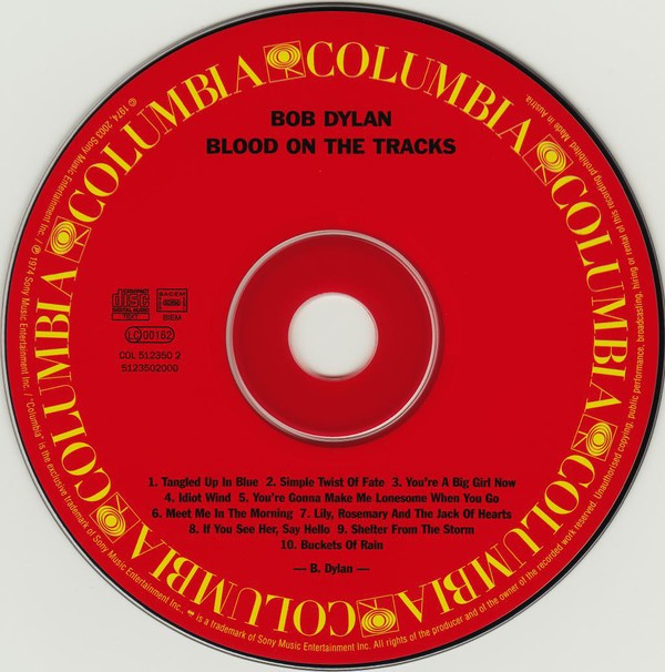 Label Disc: Bob Dylan – Blood On The Tracks Vinyl LP | Relix