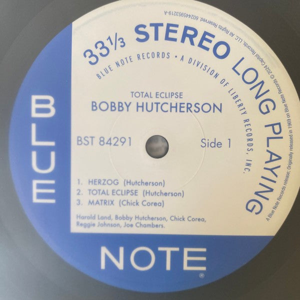 Label Disc: Bobby Hutcherson – Total Eclipse (Blue Note Tone Poet Vinyl Series) Vinyl LP | Relix