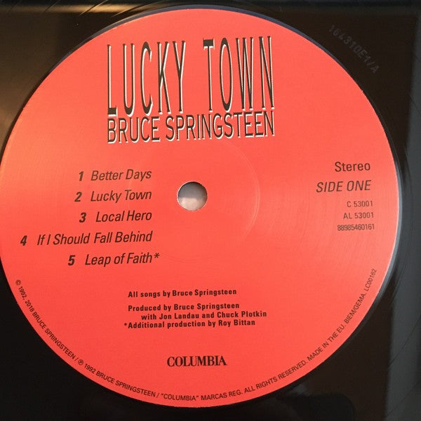 Label Disc: Bruce Springsteen – Lucky Town Vinyl LP | Relix