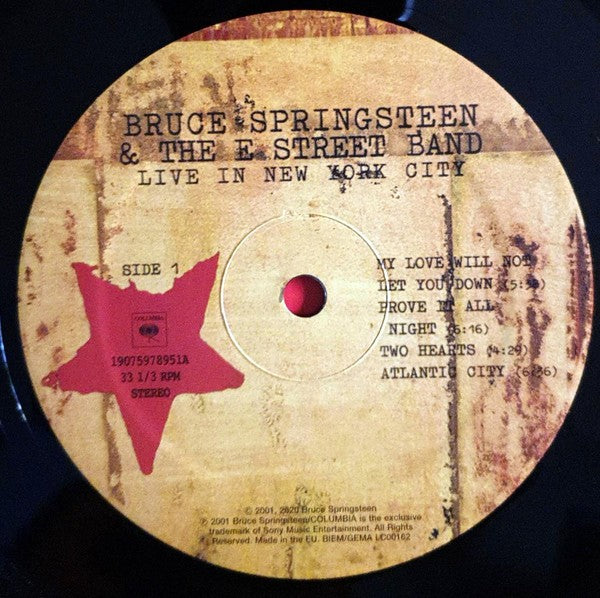 Label Disc: Bruce Springsteen & The E Street Band – Live In New York City Vinyl LP | Relix