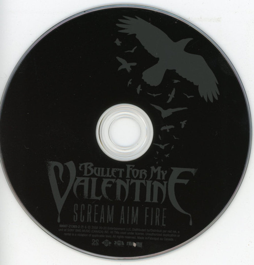 Label Disc: Bullet For My Valentine – Scream Aim Fire CD | Relix