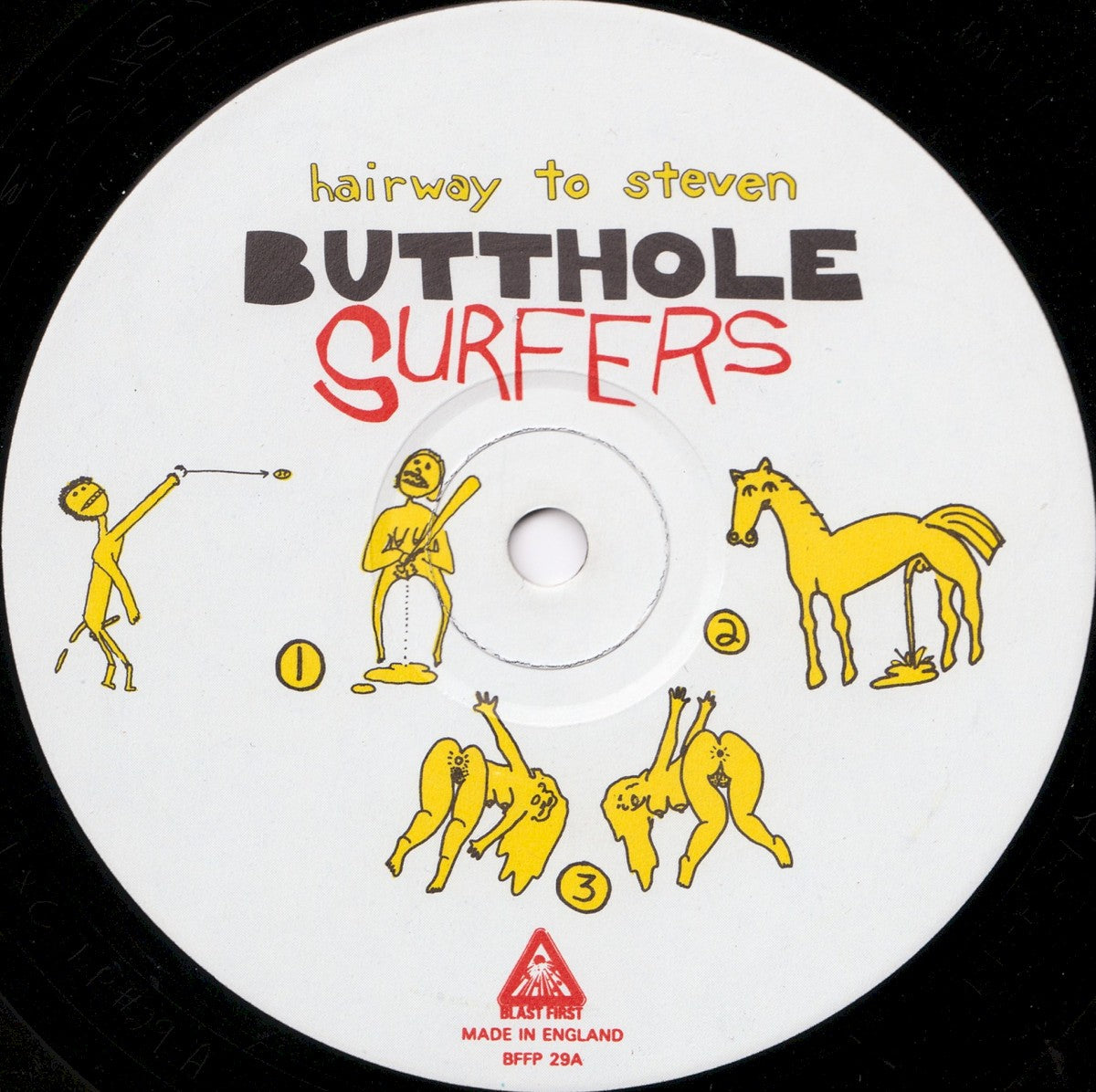 Label Disc: Butthole Surfers – Hairway To Steven Vinyl LP | Relix