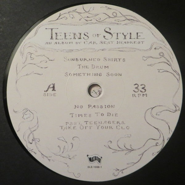 Label Disc: Car Seat Headrest – Teens Of Style Vinyl LP | Relix