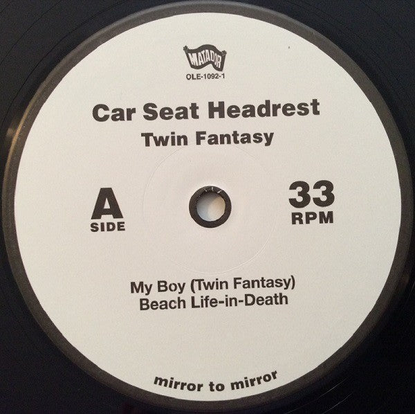 Label Disc: Car Seat Headrest – Twin Fantasy (2-LP Vinyl) Vinyl LP | Relix