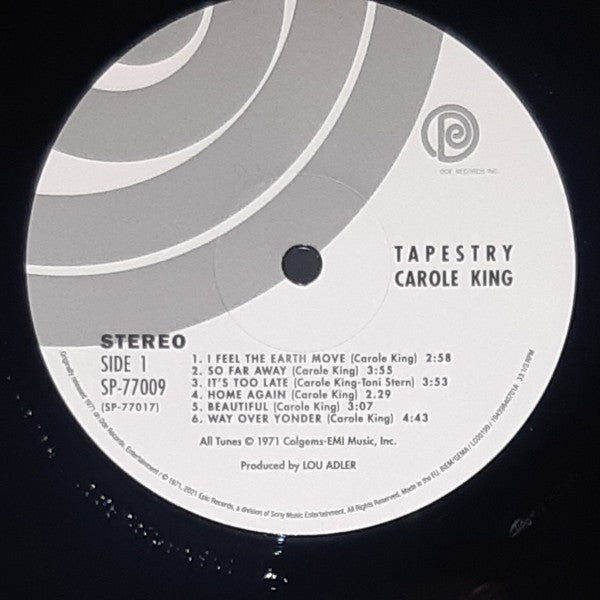 Label Disc: Carole King – Tapestry: 50th Anniversary Vinyl LP | Relix