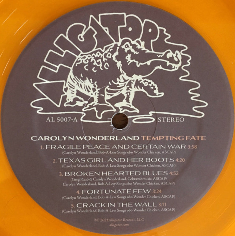 Label Disc: Carolyn Wonderland – Tempting Fate (Colored LP Vinyl) Vinyl LP | Relix
