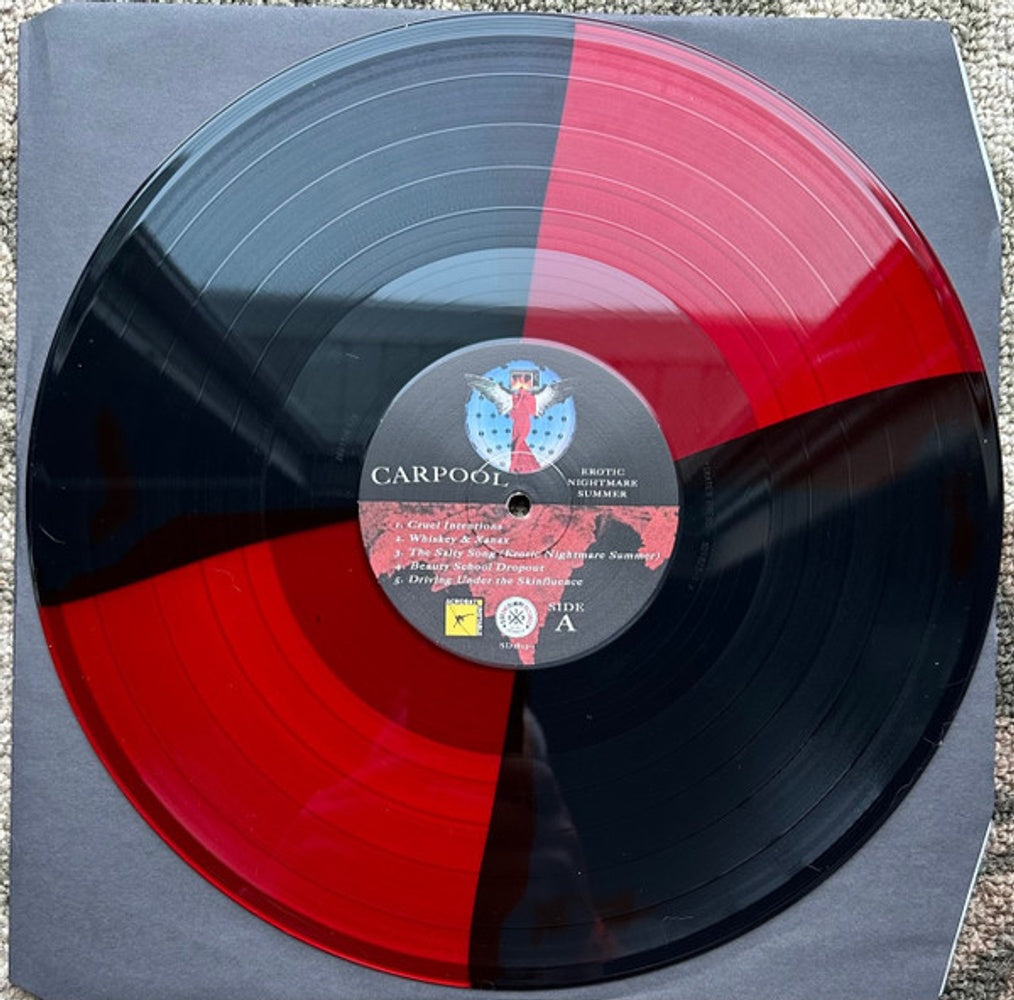 Label Disc: Carpool – Erotic Nightmare Summer (Blk, Colored, Red, Spla LP Vinyl) Vinyl LP | Relix