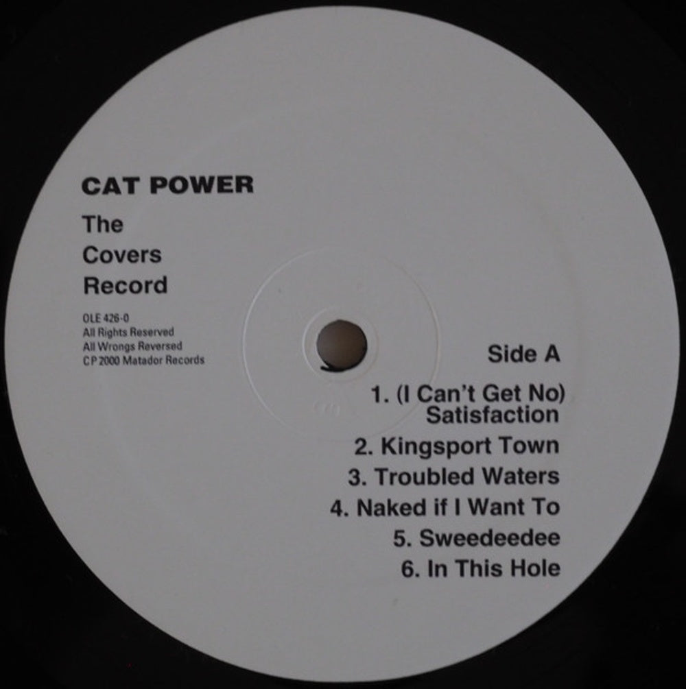 Label Disc: Cat Power – The Covers Record Vinyl LP | Relix