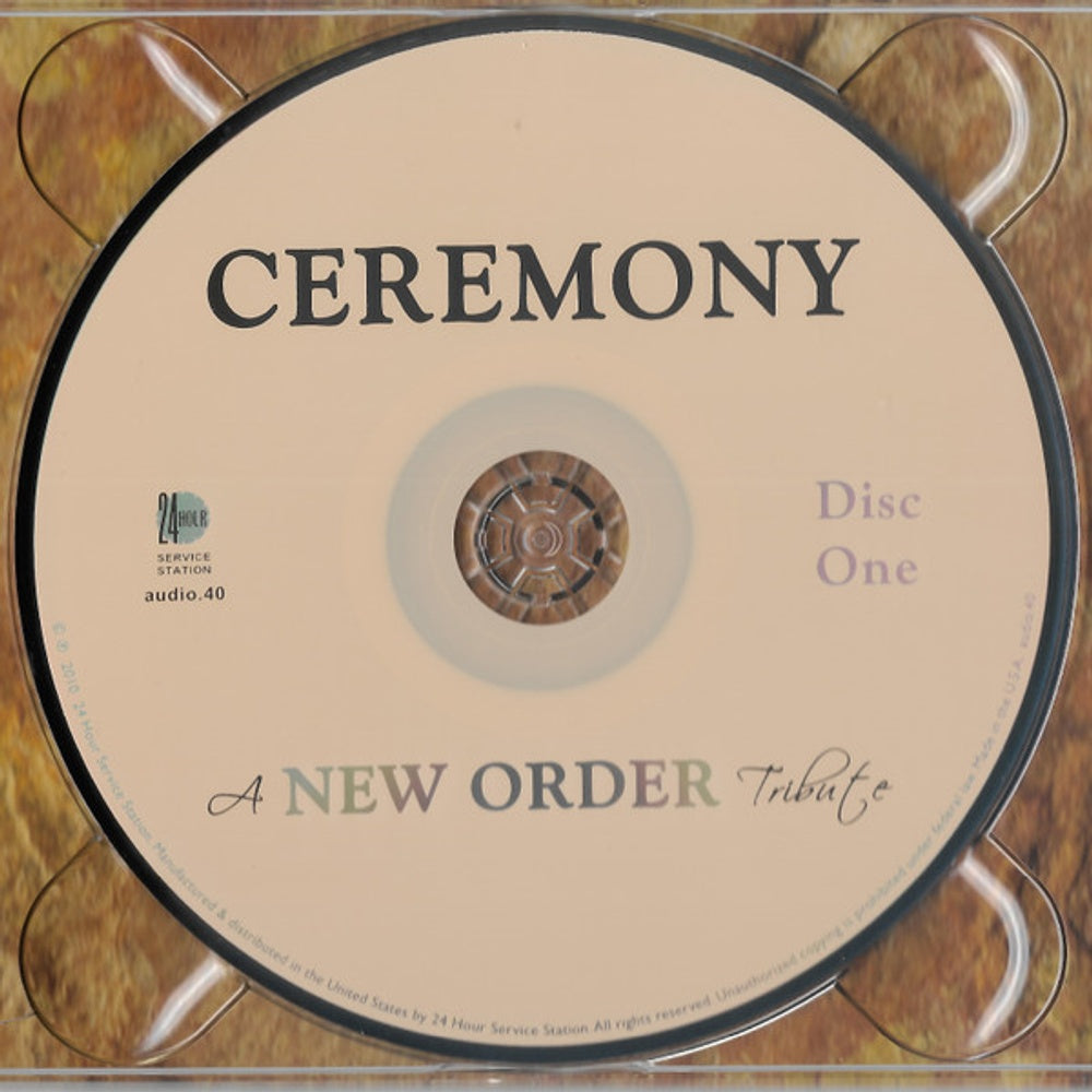 Label Disc: Ceremony A New Order Tribute / Various – Ceremony: A New Order Tribute (2-CD) CD | Relix