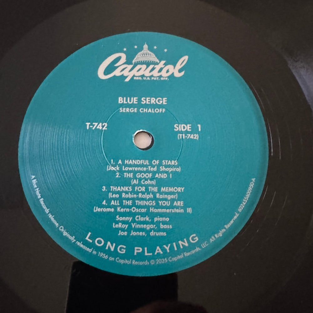 Label Disc: Chaloff, Serge – Blue Serge (Blue Note Tone Poet Edition LP Vinyl) Vinyl LP | Relix