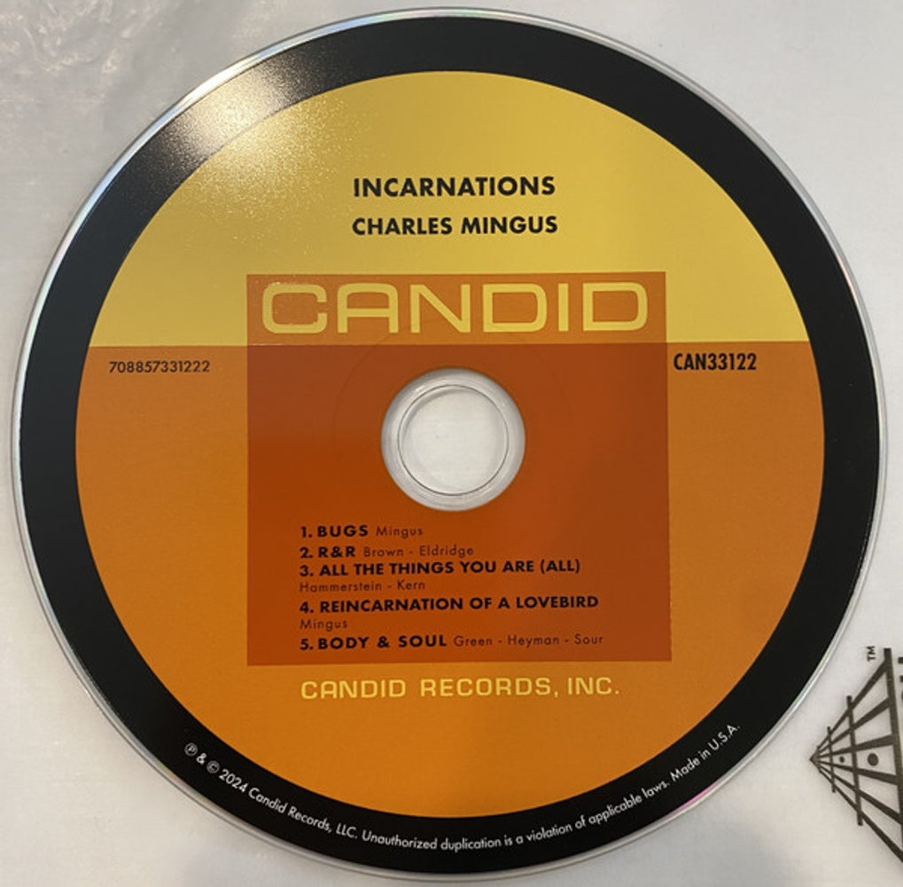 Label Disc: Charles Mingus – Incarnations CD | Relix