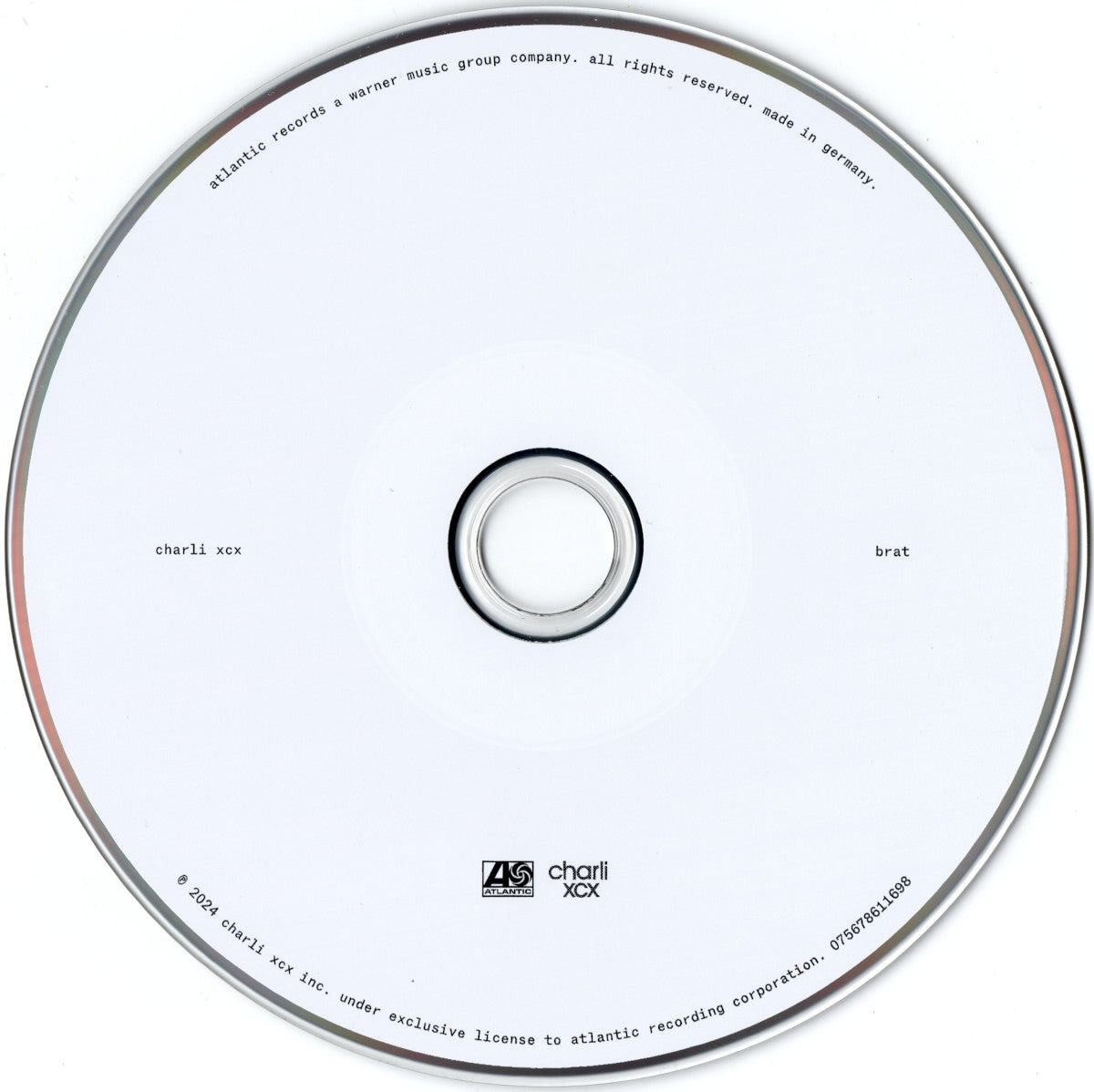 Label Disc: Charli xcx – BRAT (CD) CD | Relix