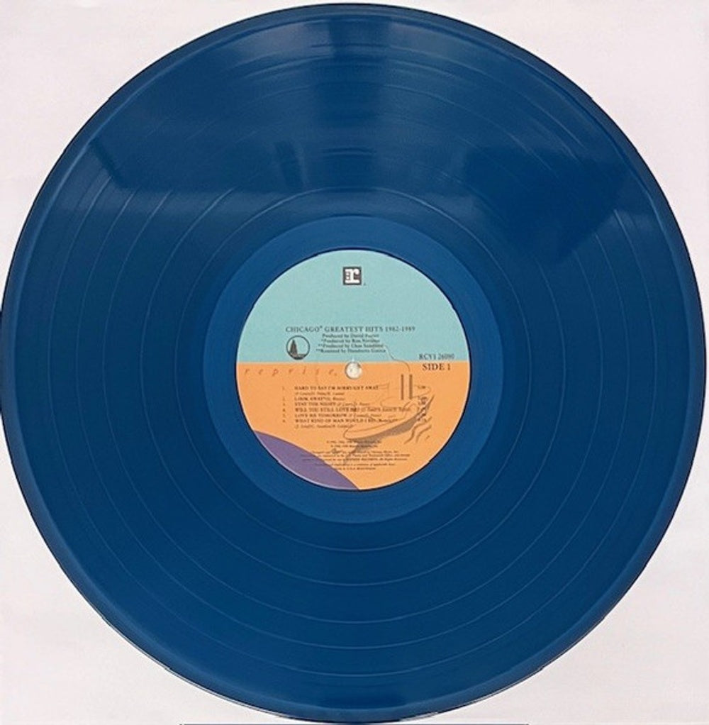 Label Disc: Chicago – Greatest Hits 1982-1989 (Blue, Colored, Bme LP Vinyl) Vinyl LP | Relix