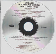 Label Disc: Chicago – If You Leave Me Now and Other Hits CD | Relix