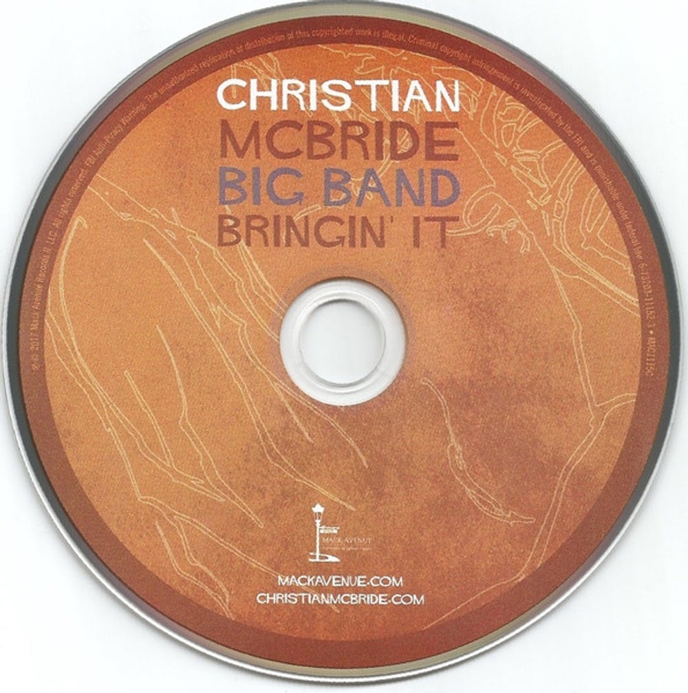 Label Disc: Christian Mcbride – Bringin' It (Digipak CD) CD | Relix
