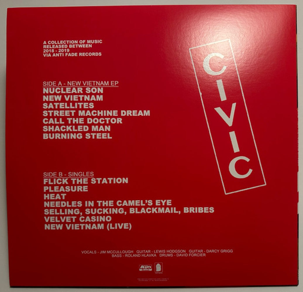 Label Disc: CIVIC – New Vietnam + Singles (Clear LP Vinyl) Vinyl LP | Relix