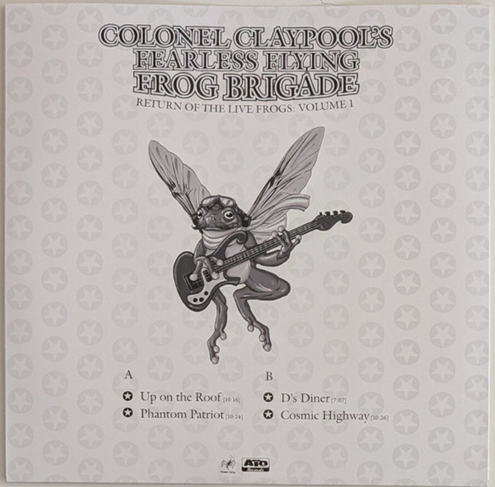 Label Disc: Colonel Claypool's Fearless Flying Frog Brigade – Return of the Live Frogs: Volume 1 (Green LP Vinyl) Vinyl LP | Relix