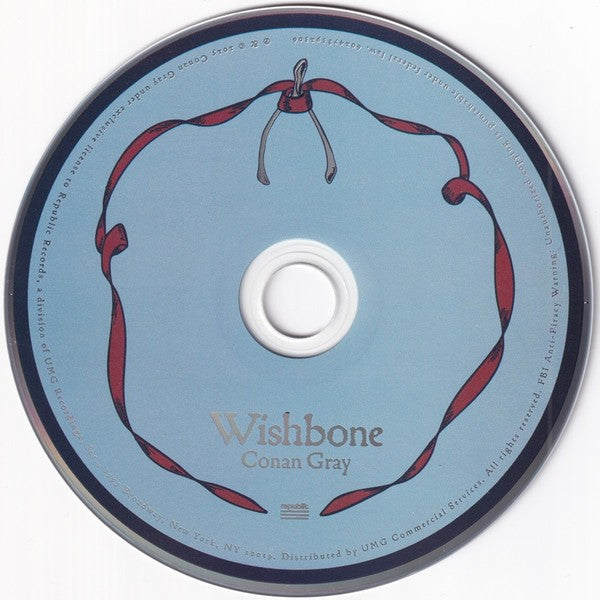 Label Disc: Conan Gray – Wishbone (Not Autographed CD) CD | Relix