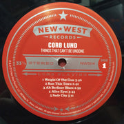 Label Disc: Corb Lund – Things That Can't Be Undone Vinyl LP | Relix
