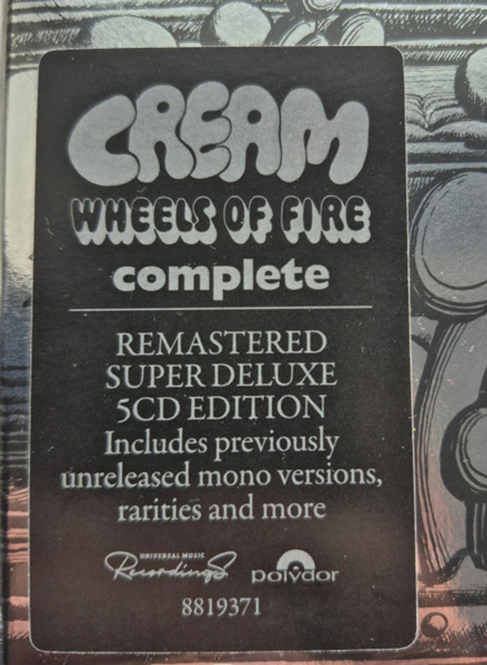 Label Disc: Cream – Wheels Of Fire (Box, Deluxe, Limited Edition CD) CD | Relix
