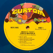 Label Disc: Curtis Mayfield – There's No Place Like America (Blue LP Vinyl) Vinyl LP | Relix