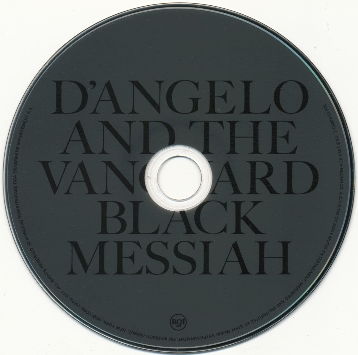 Label Disc: D'Angelo – Black Messiah CD | Relix