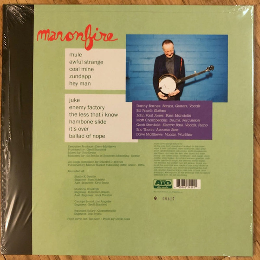 Label Disc: Danny Barnes – Man On Fire Vinyl LP | Relix